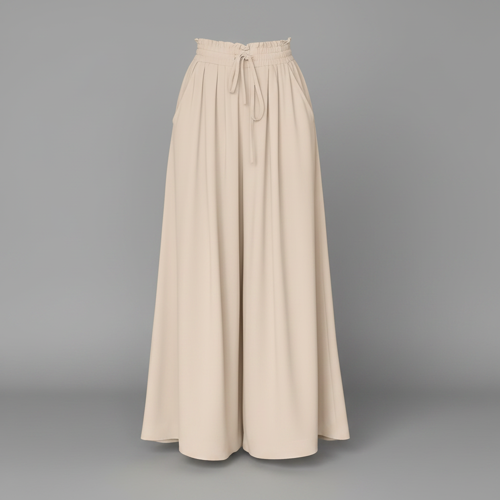 Linen Wide Leg Pants Women | Elegant Black Trousers