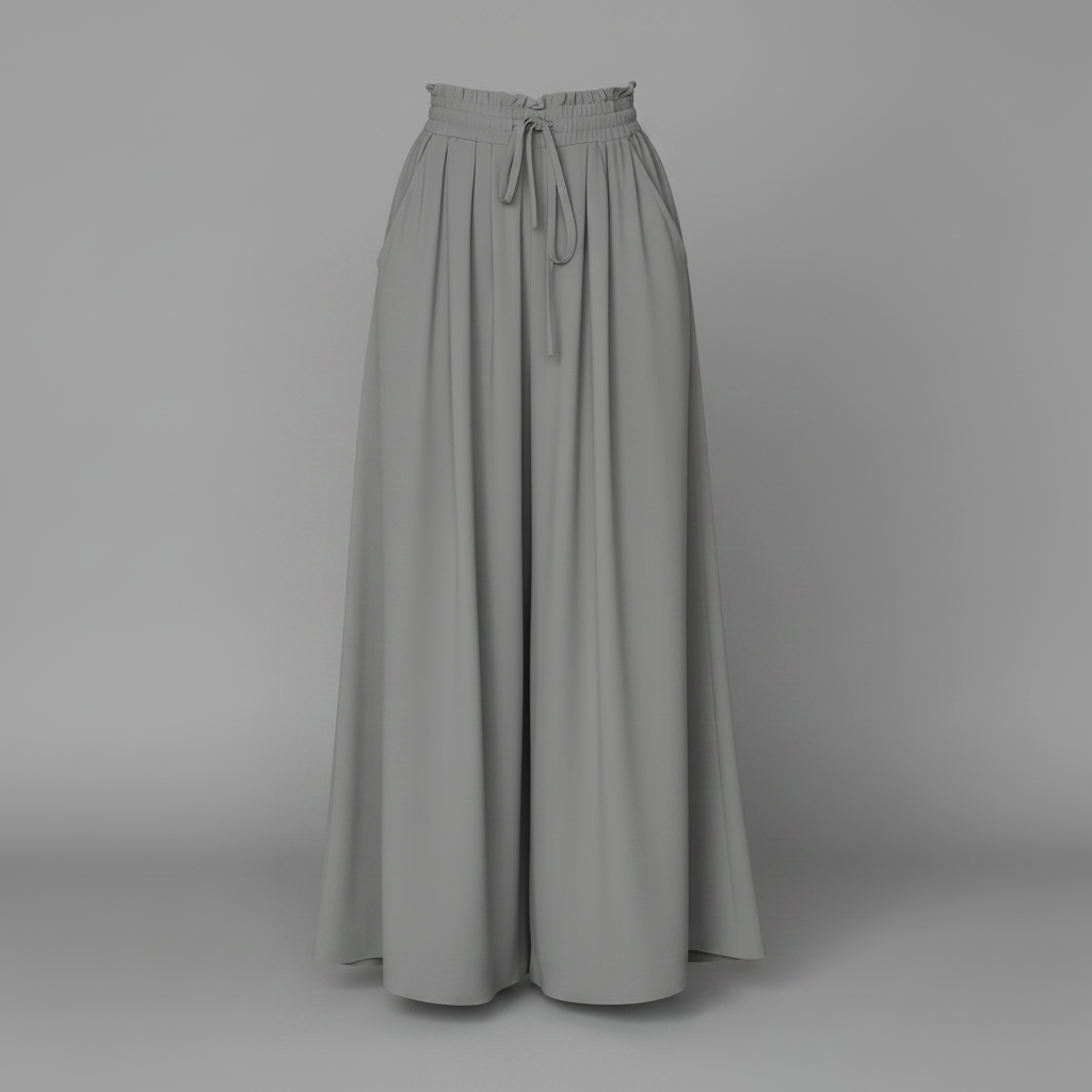 Linen Wide Leg Pants Women | Elegant Black Trousers