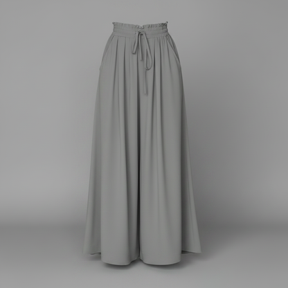 Linen Wide Leg Pants Women | Elegant Black Trousers