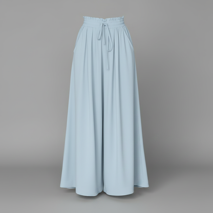 Linen Wide Leg Pants Women | Elegant Black Trousers
