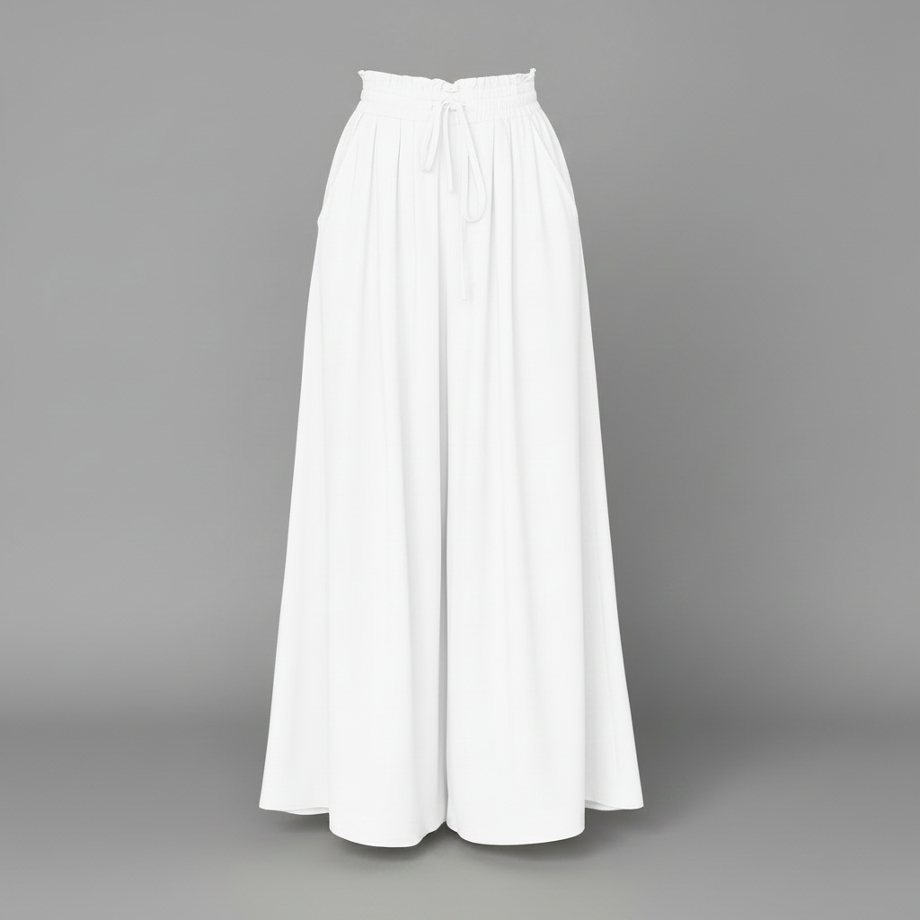 Linen Wide Leg Pants Women | Elegant Black Trousers