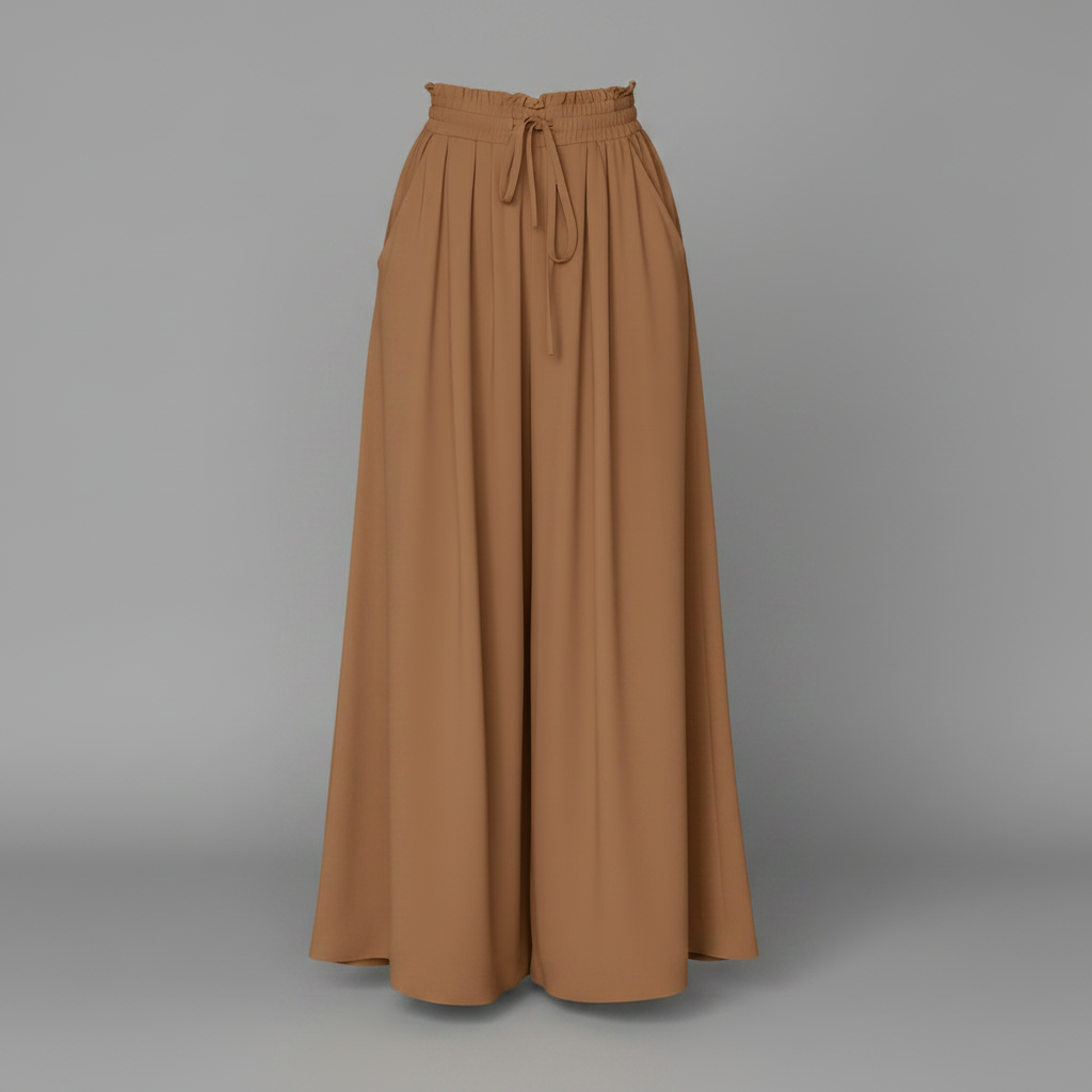 Linen Wide Leg Pants Women | Elegant Black Trousers
