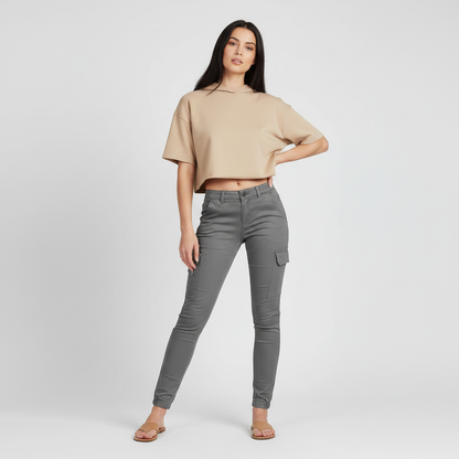 Modern Black Cargo Pants for Women | Stylish Urban Trousers