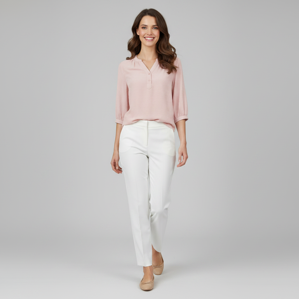 Silk Blouse for Women | Stylish Patchwork Summer Top