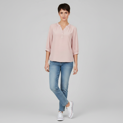 Silk Blouse for Women | Stylish Patchwork Summer Top
